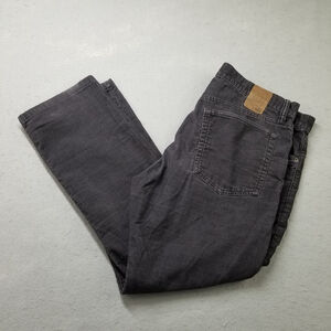 Gap 1969 Corduroy Pants Mens SIze 34X28 Flat Front Cotton Blend Straight Loose